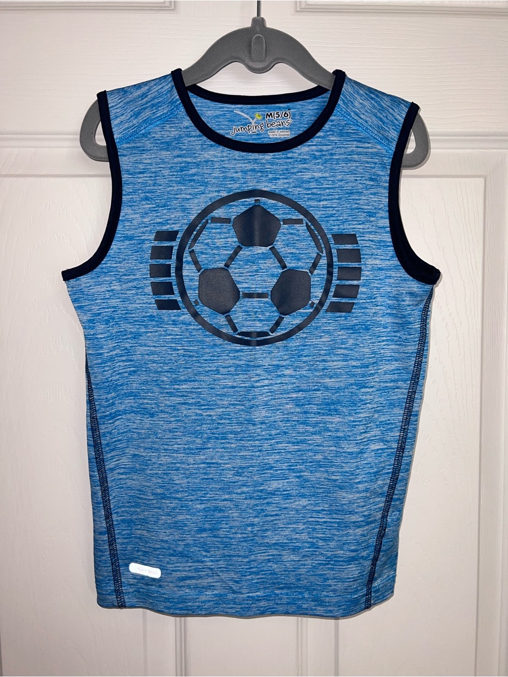 Jumping Beans 5/6 Blue Athletic Tank Top